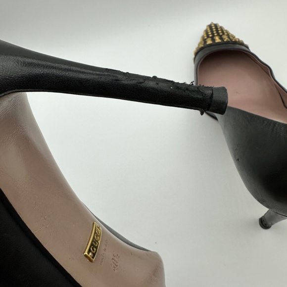 Vintage Gucci classic pumps size 40.5.  100mm - Picture 6 of 8